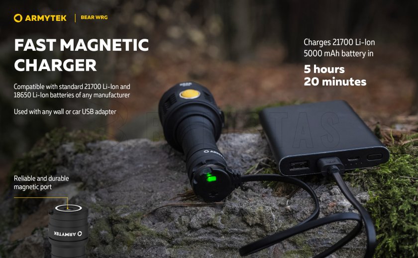 Multifunkciós zseblámpa Armytek Bear WRG