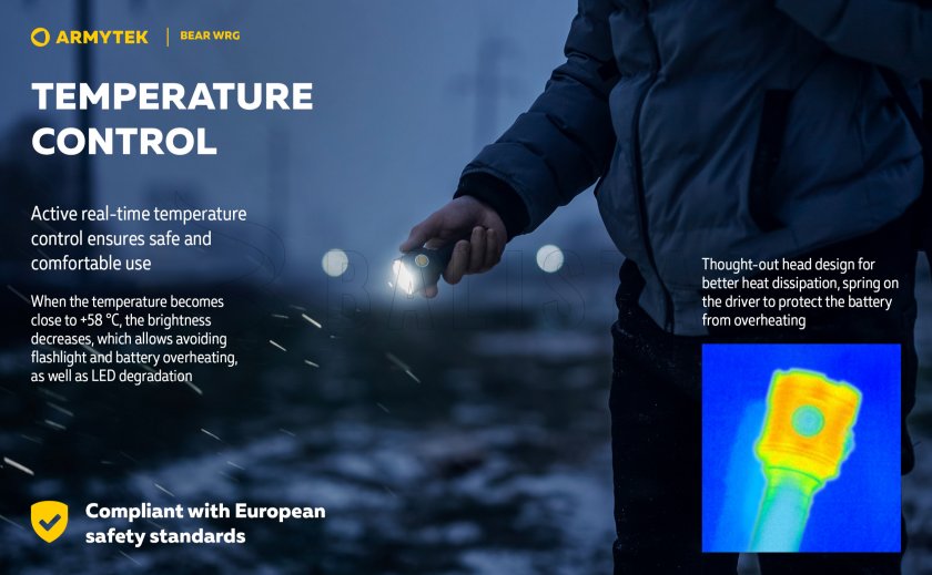 Multifunkciós zseblámpa Armytek Bear WRG