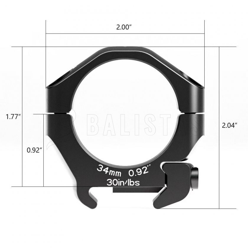 Szerelék Arken Halo 22mm/34mm alacsony