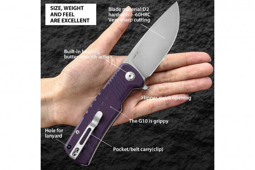 Zárókés Ganzo G769-BK