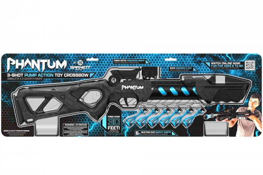 Tapadókorongos nyílvesszőkhöz való kuše Barnett Phantum Black/Blue