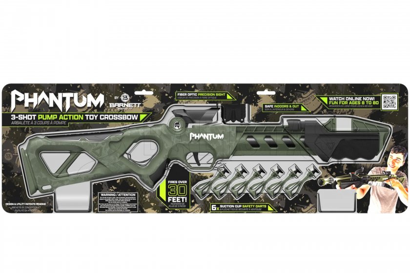 Számszeríj tapadókorongos nyilakhoz Barnett Phantum OD Green