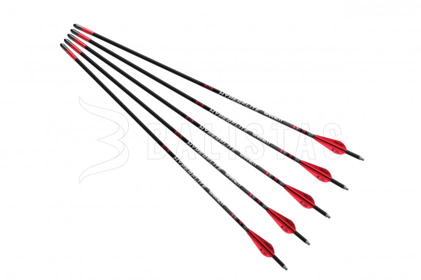 Barnett HyperFlite piros/fehér 22" nyílkészlet, 5 db