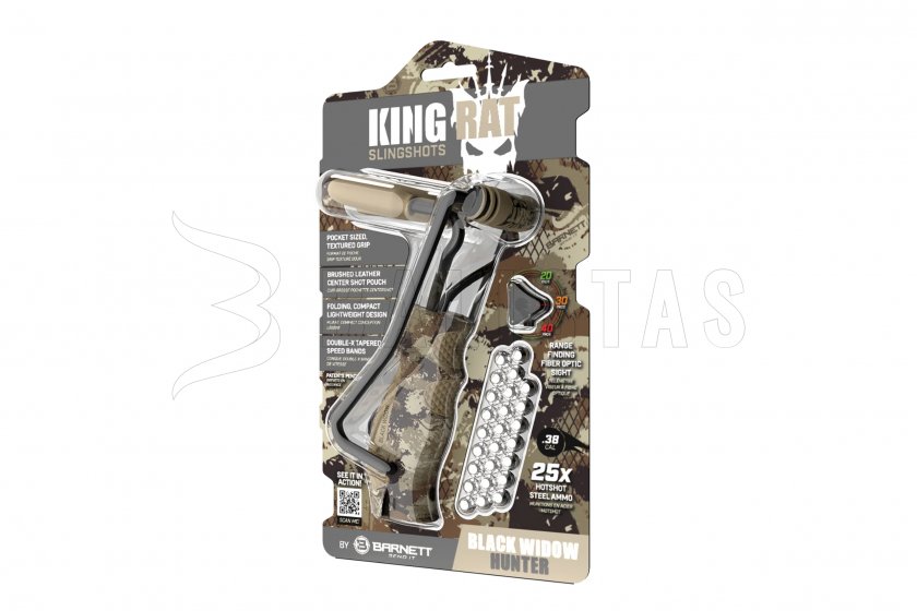 Csúzli Barnett King Rat Black Widow Hunter
