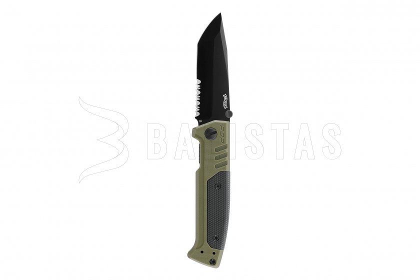 Kés Walther PDP Tanto serrated OD green