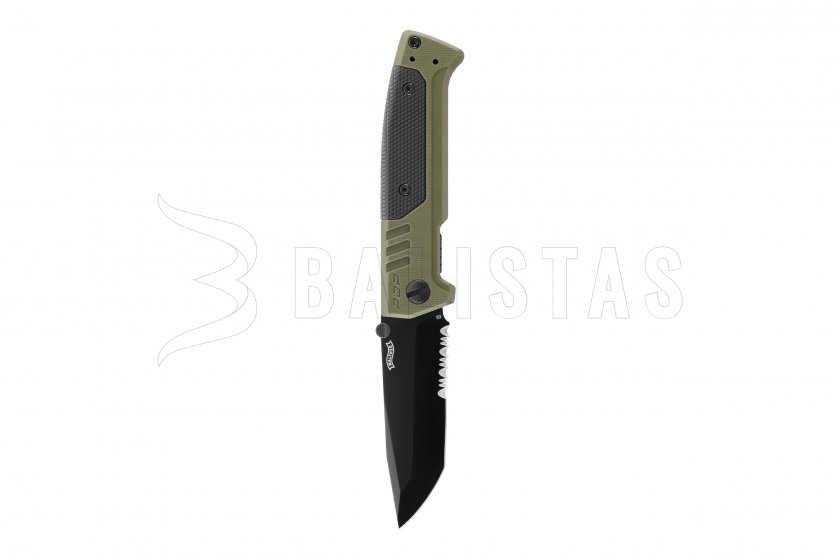 Kés Walther PDP Tanto serrated OD green