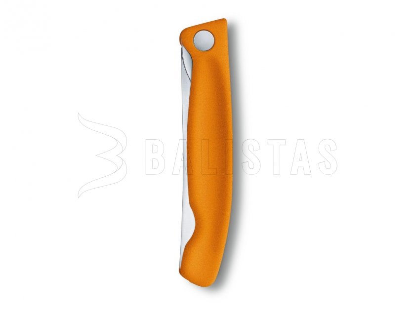 Zöldséghámozó zárókés Victorinox hullámos élű Narancssárga