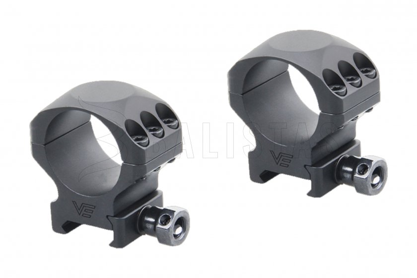 Szerelék Vector Optics X-ACCU két részes 22mm/30mm - alacsony