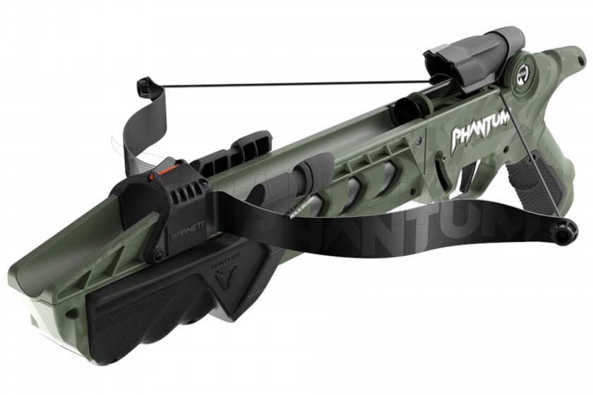 Gyerek számszeríj tapadókorongos nyilakhoz Barnett Phantum Compact OD Green