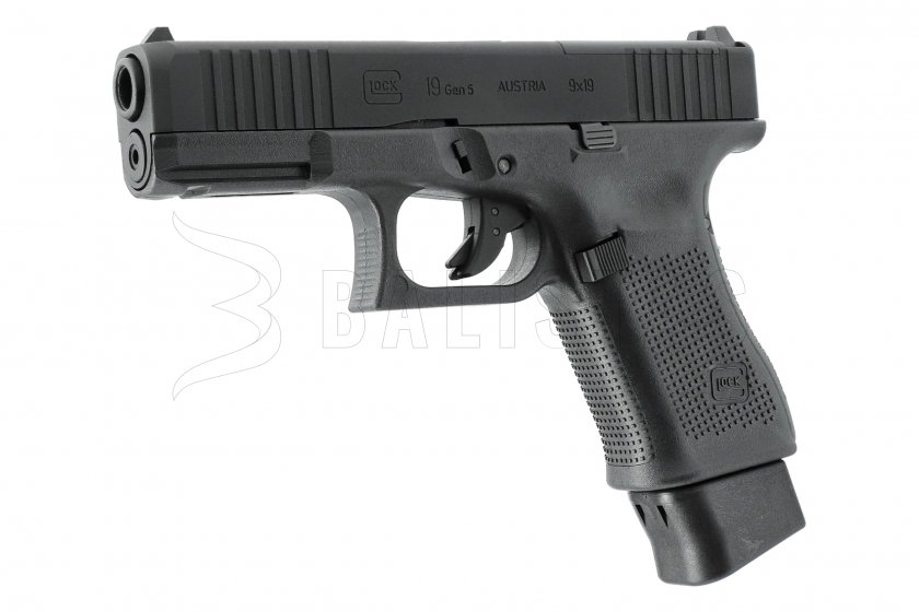 Légpisztoly Umarex Glock 19 Gen5 BlowBack MOS BB 4,5mm Black