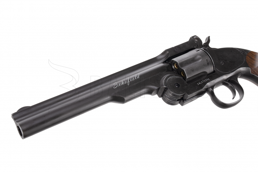 Légpisztoly revolver ASG Schofield 6" Fekete 4,5mm Diabolo