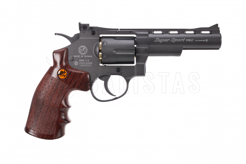 Légpisztoly revolver Bruni Super Sport 701 fekete 4,5mm