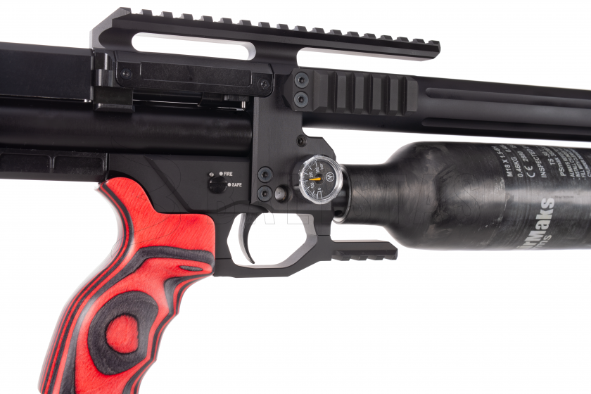 Légpuska AirMaks Krait L 5,5mm Red Lamino