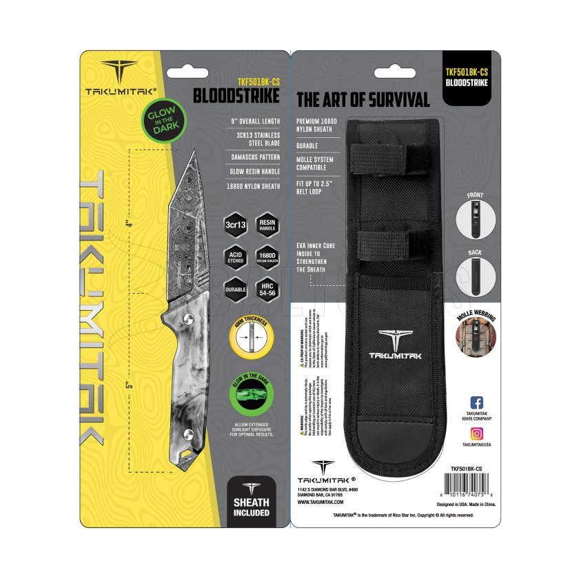 Nagy Takumitak Bloodstrike TKF501BK-CS