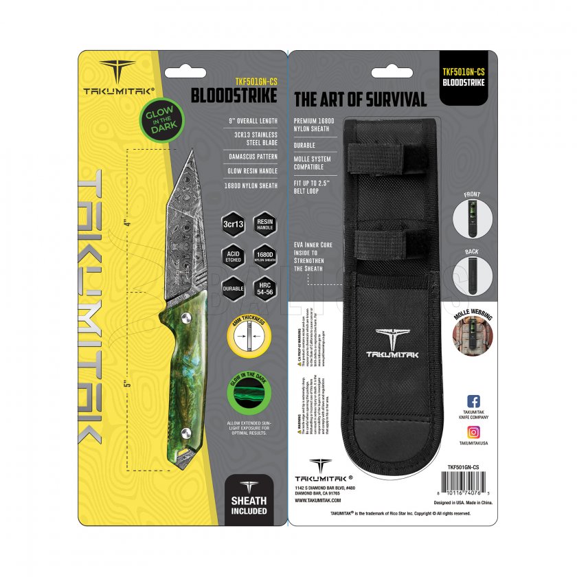 Takumitak Bloodstrike TKF501GN-CS kés