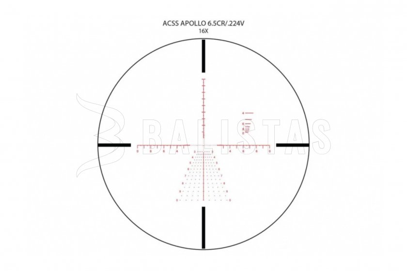 Távcső Primary Arms SLx 4-16X44 mm FFP iR ACSS Apollo 6.5CR/.224V