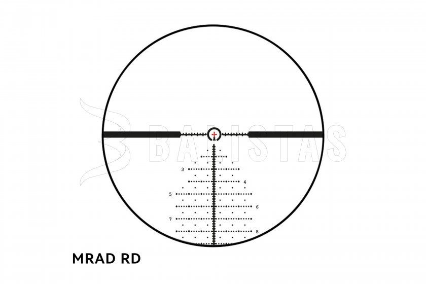 Távcső Meopta MeoPro Optika6 4,5-27x50 RD FFP MRAD