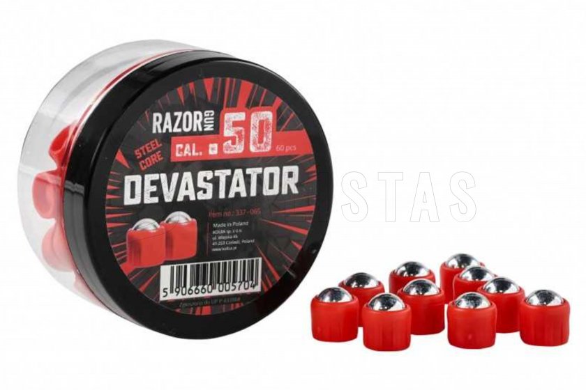 RAM golyók RazorGun Devastator cal.50 4.63g 60db