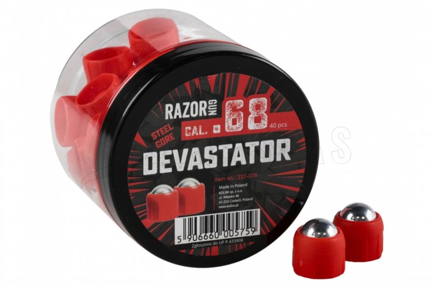 RAM golyók RazorGun Devastator cal.68 9.86g 40db
