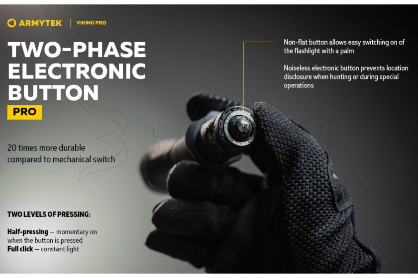 Zseblámpa Armytek Viking PRO SET hideg fény