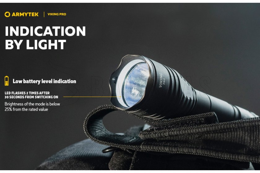 Zseblámpa Armytek Viking PRO SET hideg fény