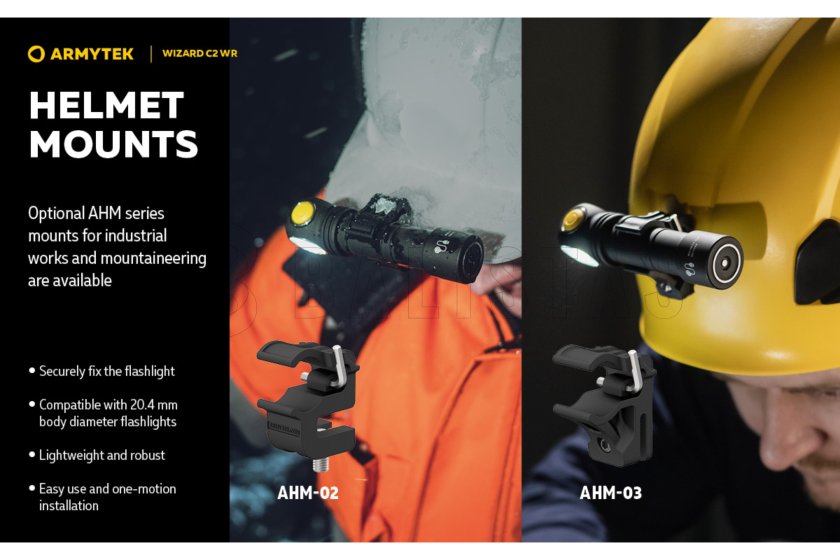 Multifunkciós lámpa Armytek Wizard C2 WR USB meleg/piros fény