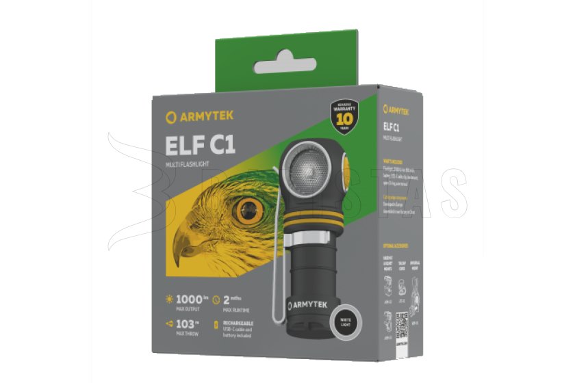 Multifunkciós lámpa Armytek Elf C1 USB-C fehér fény