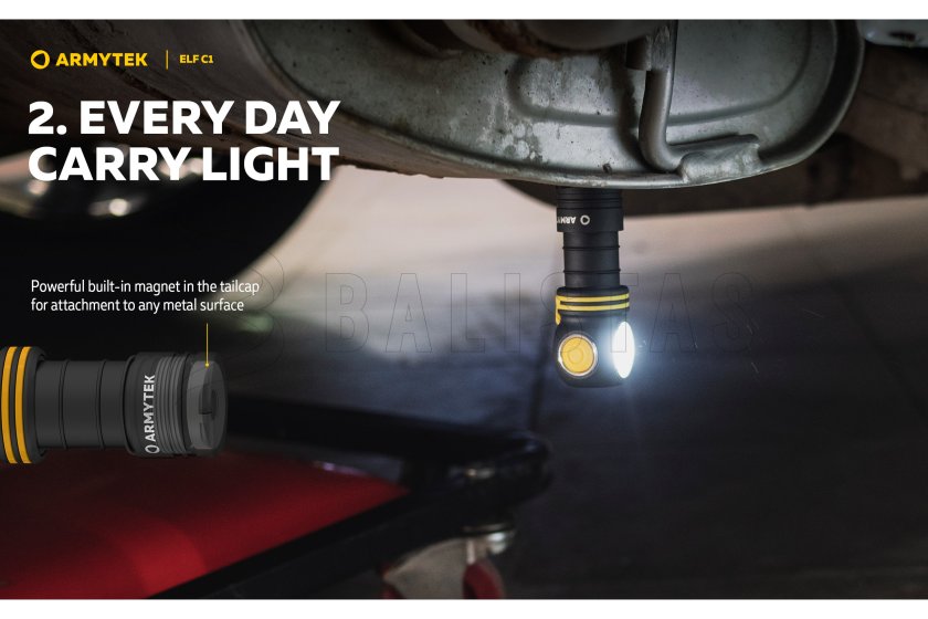 Multifunkciós lámpa Armytek Elf C1 USB-C fehér fény