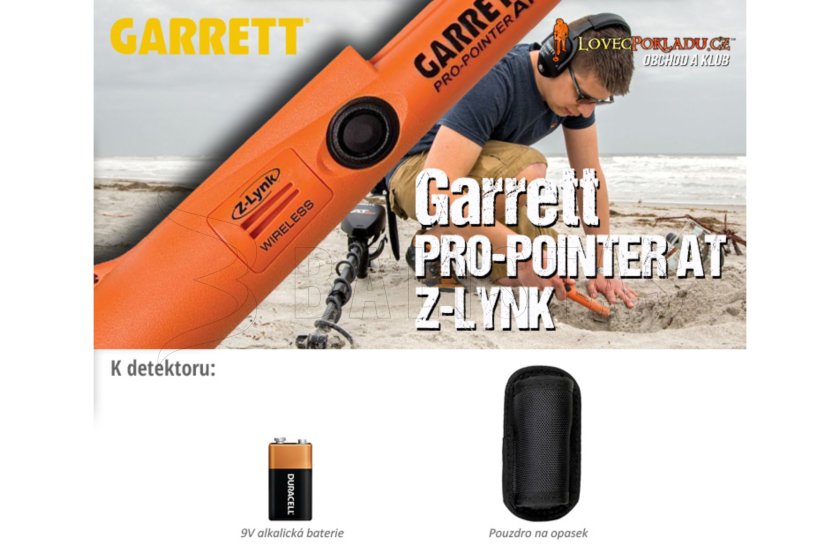 Kézi utókereső fémdetektor Garrett Pro Pointer AT Z-Lynk