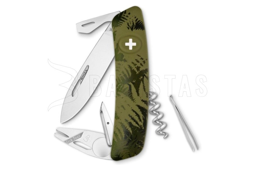 Svájci zsebkés Swiza TT03 Camo Silva olive