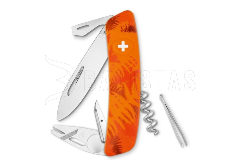 Svájci zsebkés Swiza TT03 Camo Filix orange