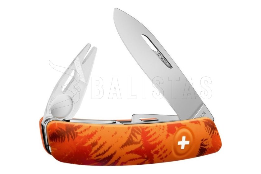 Svájci zsebkés Swiza TT03 Camo Filix orange