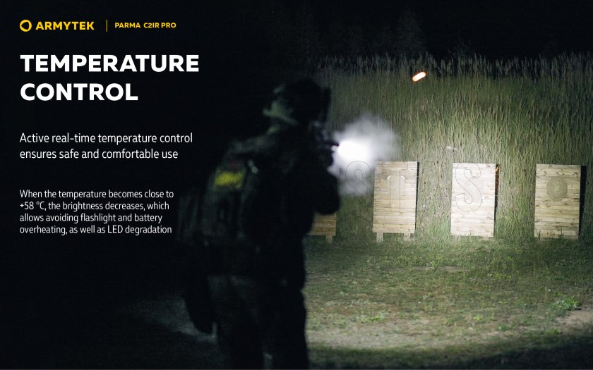 Taktikai lámpa Armytek Parma C2IR Pro Hideg / Infravörös fény