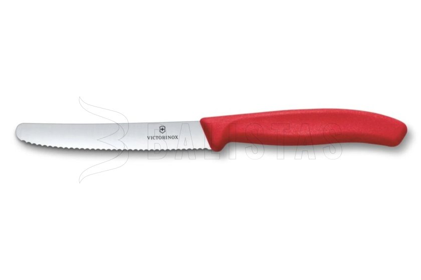 Paradicsomszeletelő kés Victorinox Swiss Classic 11 cm piros