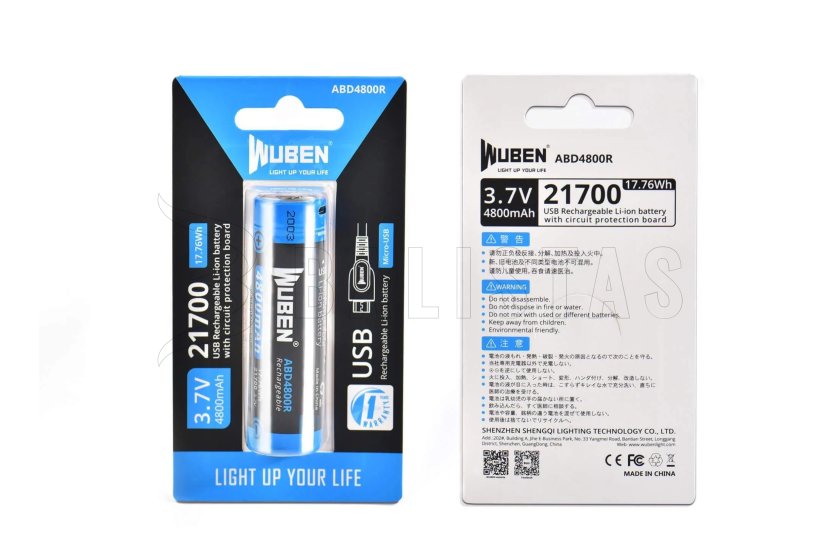 Elem Wuben 21700 B Li-Ion 4800mAh R