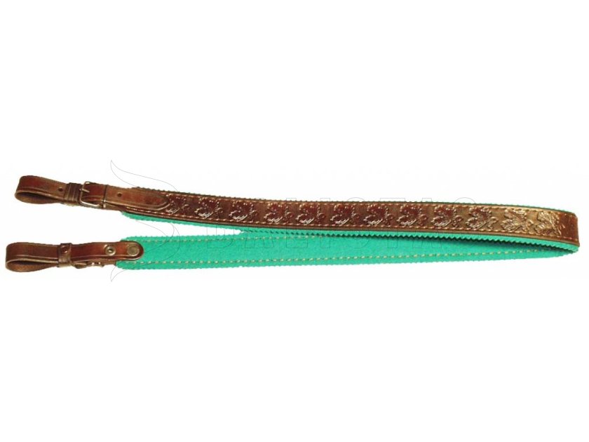 Bőr fegyverszíj filccel bélelt 4cm