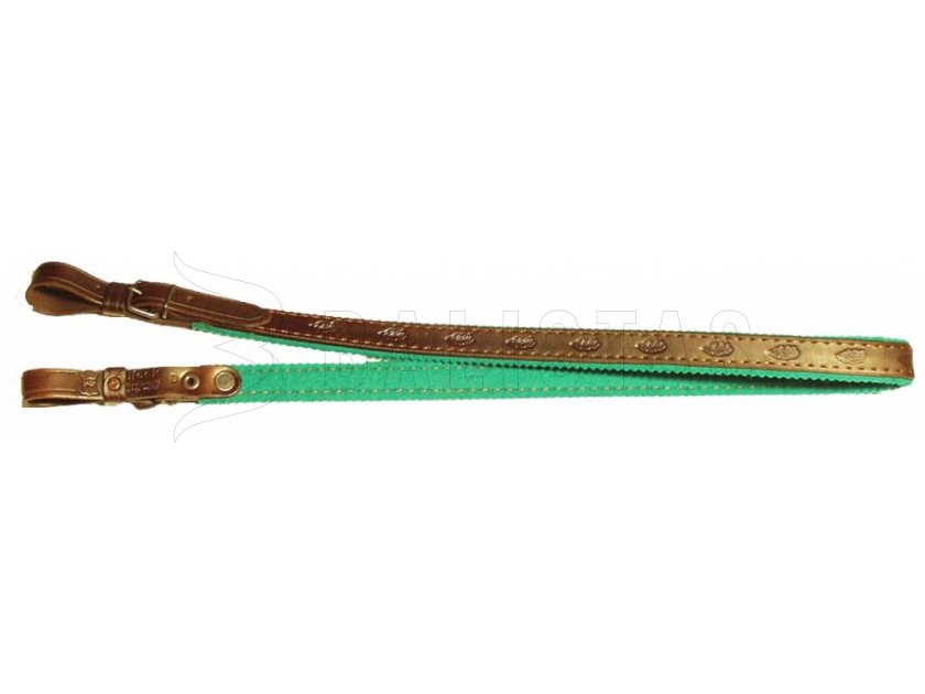 Bőr fegyverszíj filccel bélelt 4cm