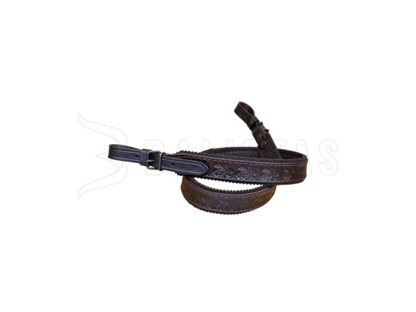Bőr fegyverszíj filccel bélelt 4cm