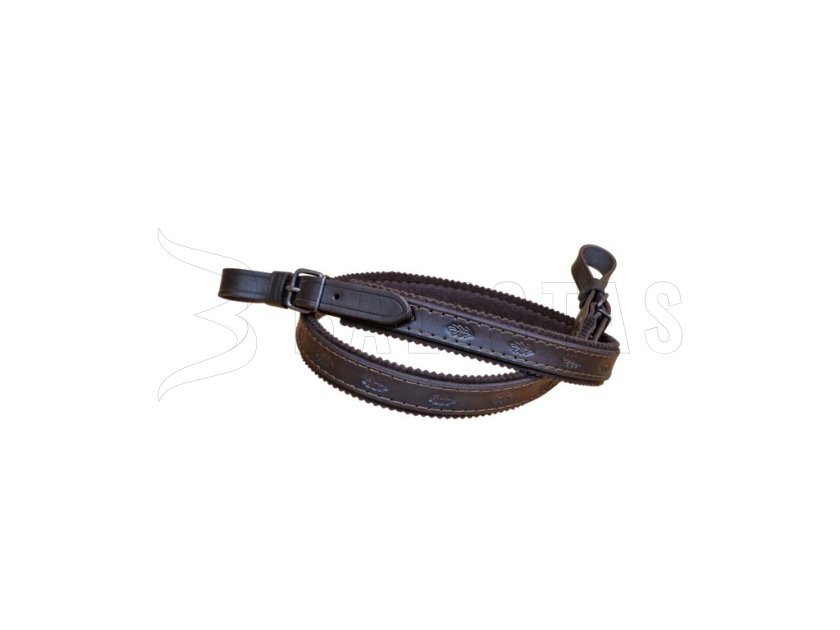 Bőr fegyverszíj filccel bélelt 4cm