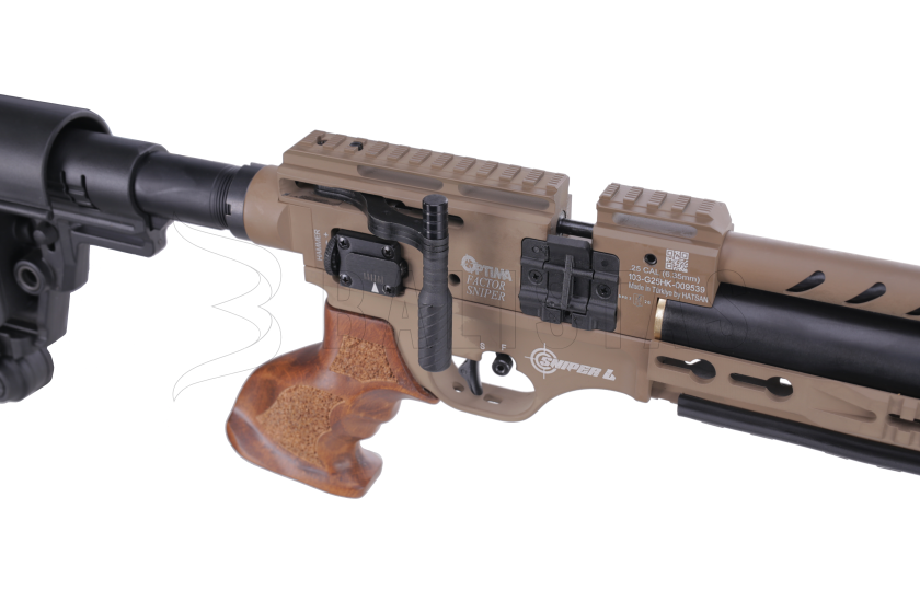 Légpuska Optima Hatsan Factor Sniper L 6,35mm FDE