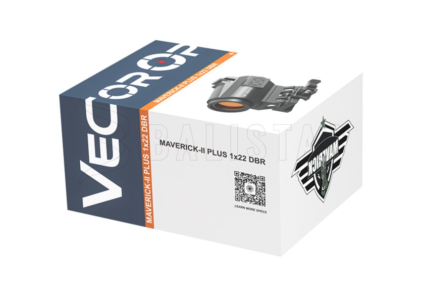 Maverick-II Plus 1x22 DRT Double-Reticle Red Dot Sight nyitott kolimátor