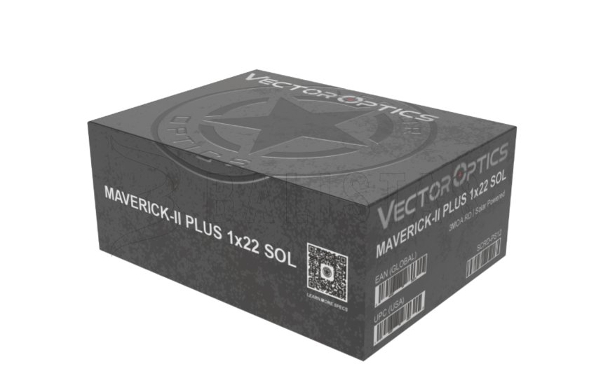 Kolimátor Maverick-II Plus 1x22 SOL Solar Power Red Dot Sight