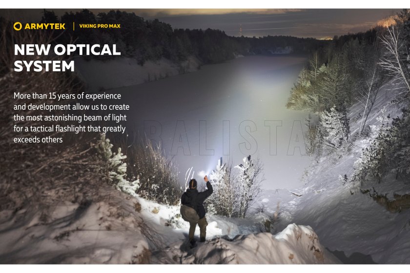 Zseblámpa Armytek Viking PRO MAX hideg fény