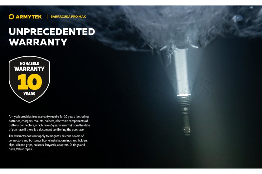 Zseblámpa Armytek Barracuda Pro Max hideg fény