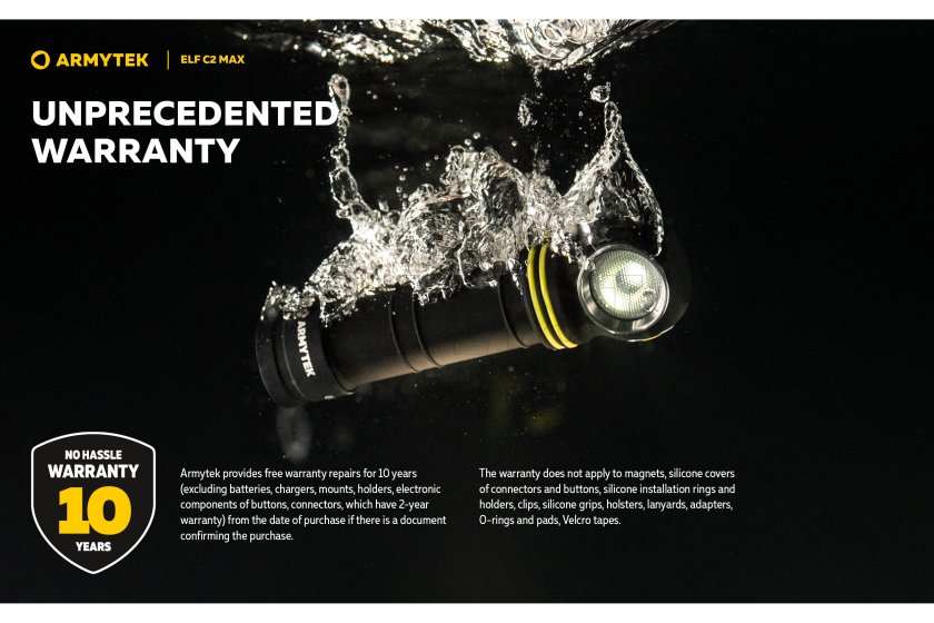 Multifunkciós lámpa Armytek Elf C2 MAX USB-C fehér fény