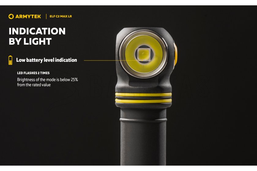 Multifunkciós lámpa Armytek Elf C2 MAX LR USB-C fehér fény
