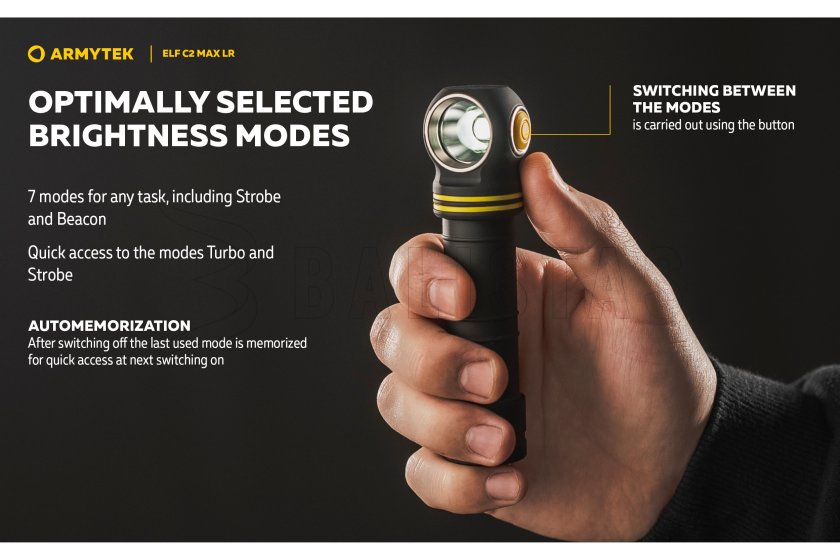 Multifunkciós lámpa Armytek Elf C2 MAX LR USB-C fehér fény