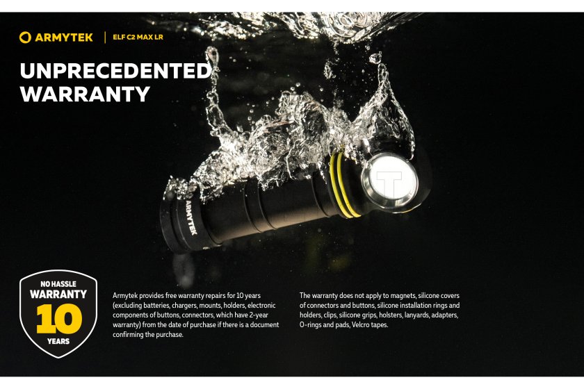 Multifunkciós lámpa Armytek Elf C2 MAX LR USB-C fehér fény