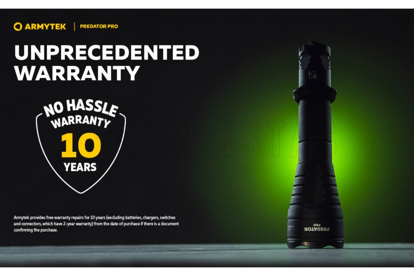 Armytek Predator PRO szett meleg fény