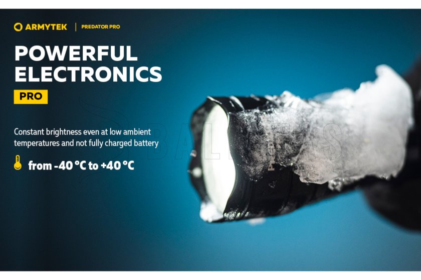 Armytek Predator PRO szett meleg fény